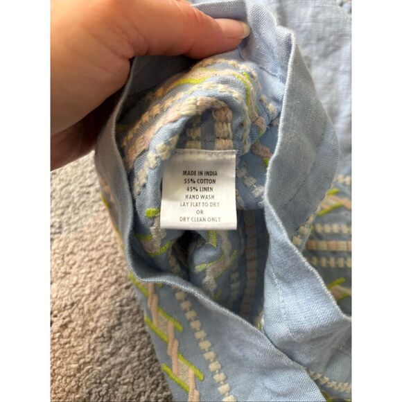 The Coast Brand Girls Stinson Dress - Blue/Green/Light Blue, Sz 4, $168 A42 - Picture 8 of 8